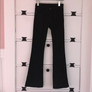 Brandy Melville Black Flare High Rise Jeans